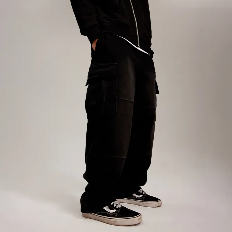 Phew Casual Pants Unisex Black-4