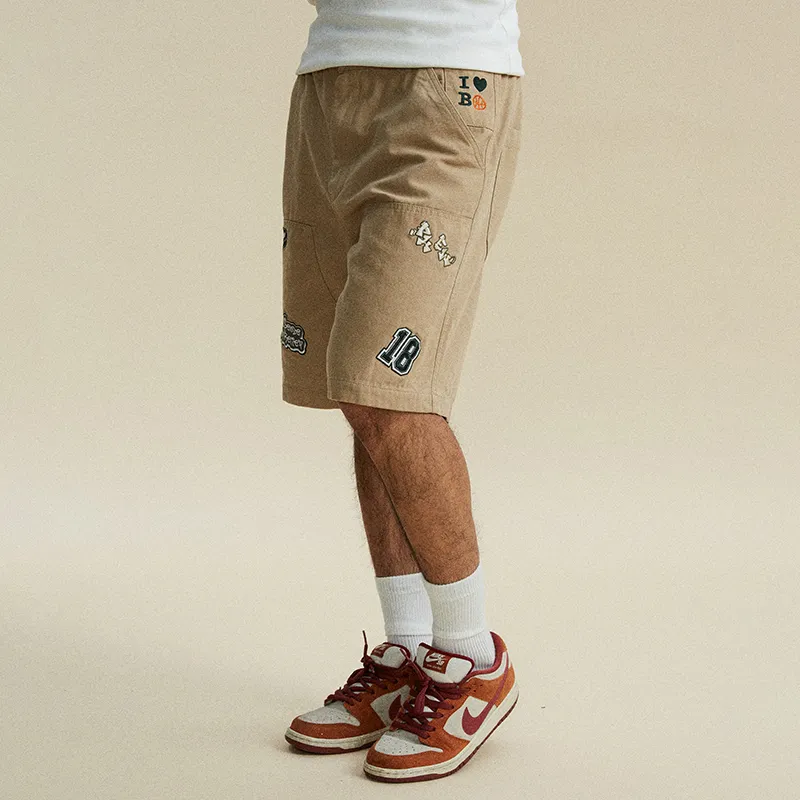 Phew Cargo Shorts Unisex Khaki-4