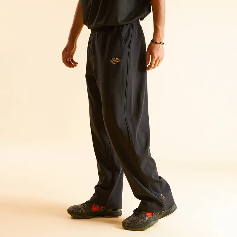 Phew Knitted Sports Pants Unisex Black-7