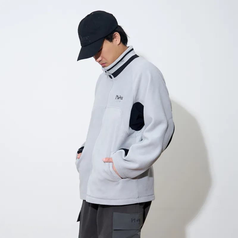 Phew Velvet Jackets Unisex Light Gray-3
