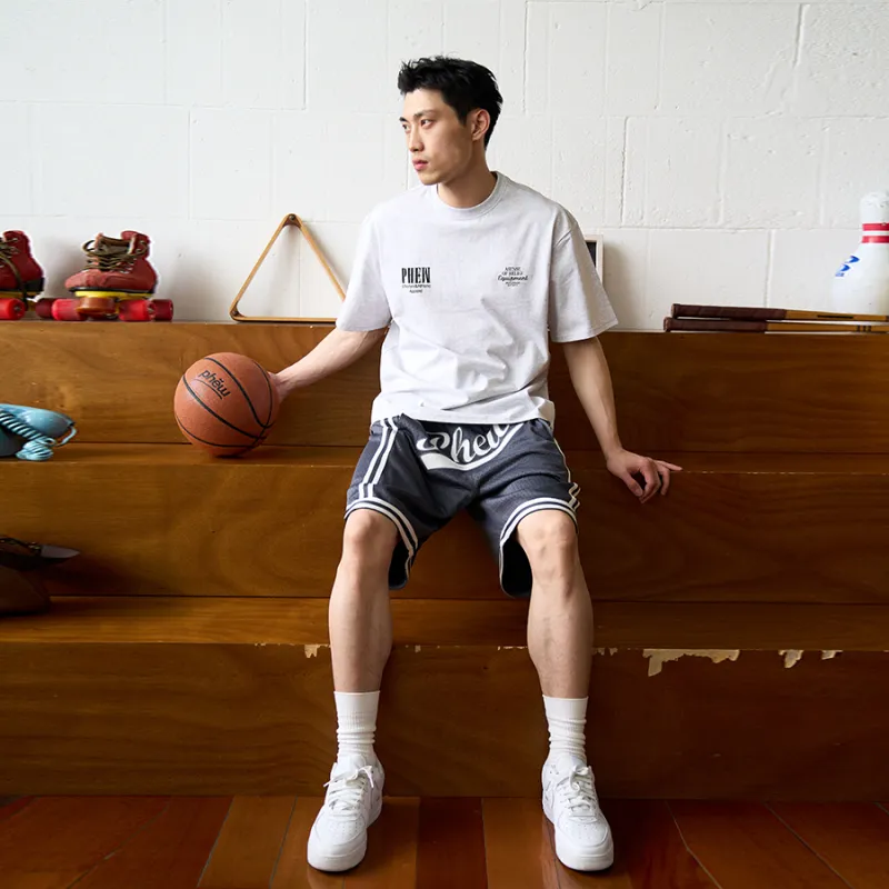 Phew Basketball Shorts Unisex Dark Gray-3