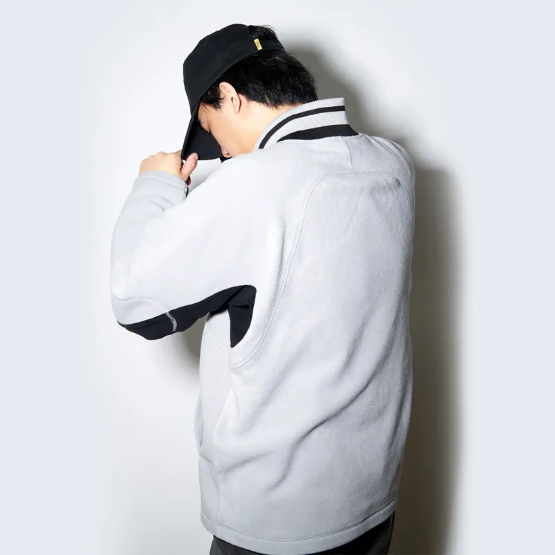 Phew Velvet Jackets Unisex Light Gray-4
