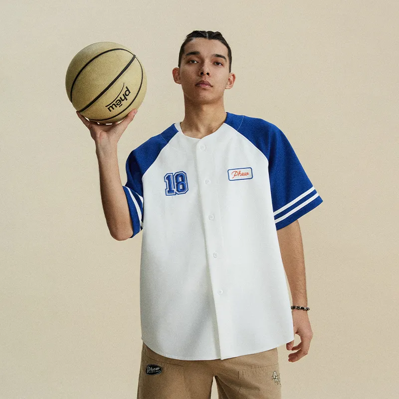 Phew Shirts Unisex White & Blue-2