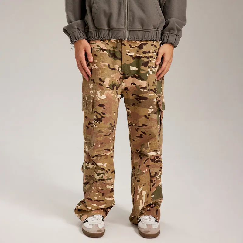 Phew Casual Pants Unisex Camouflage-5