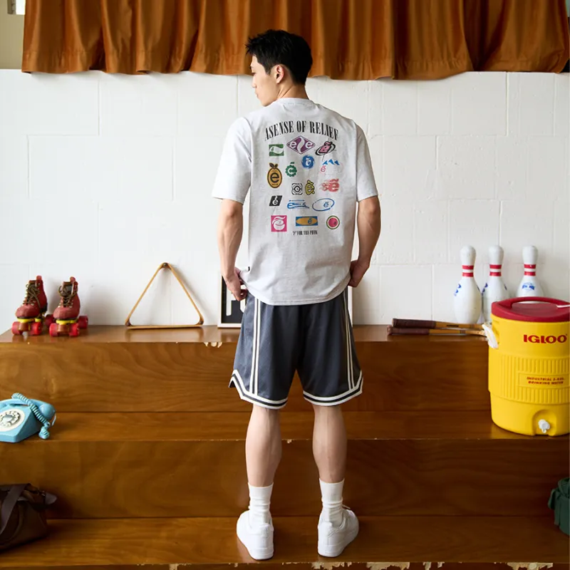 Phew Basketball Shorts Unisex Dark Gray-4