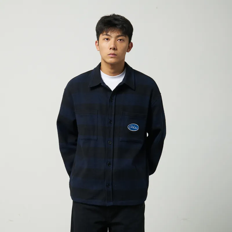 Phew Shirts Unisex Dark Blue & Black-2