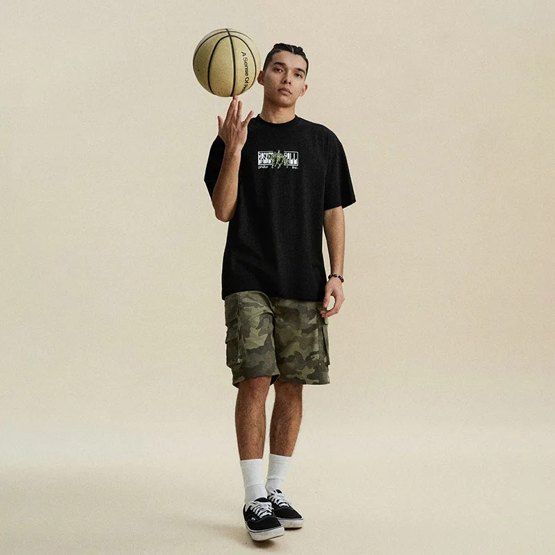 Phew Cargo Shorts Unisex Camouflage-2