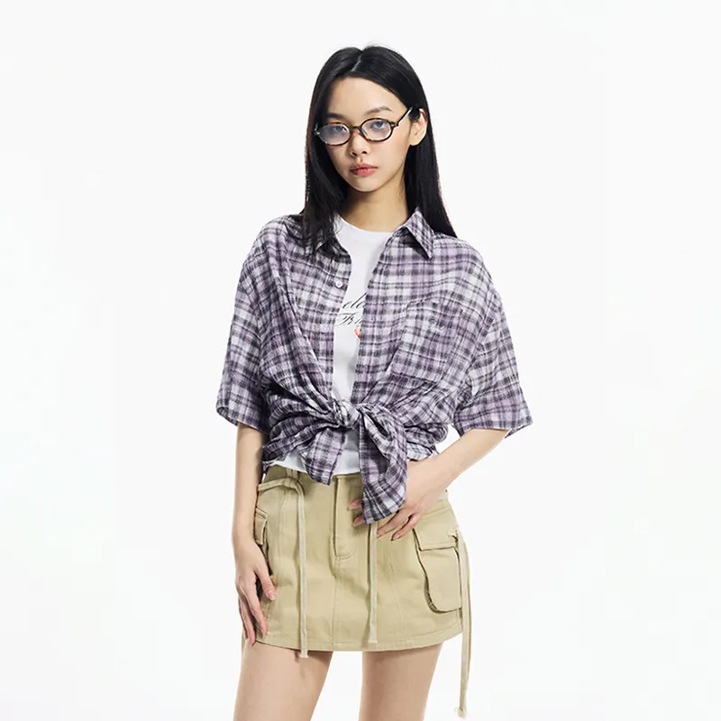 BONELESS Shirts Women's Purple-3