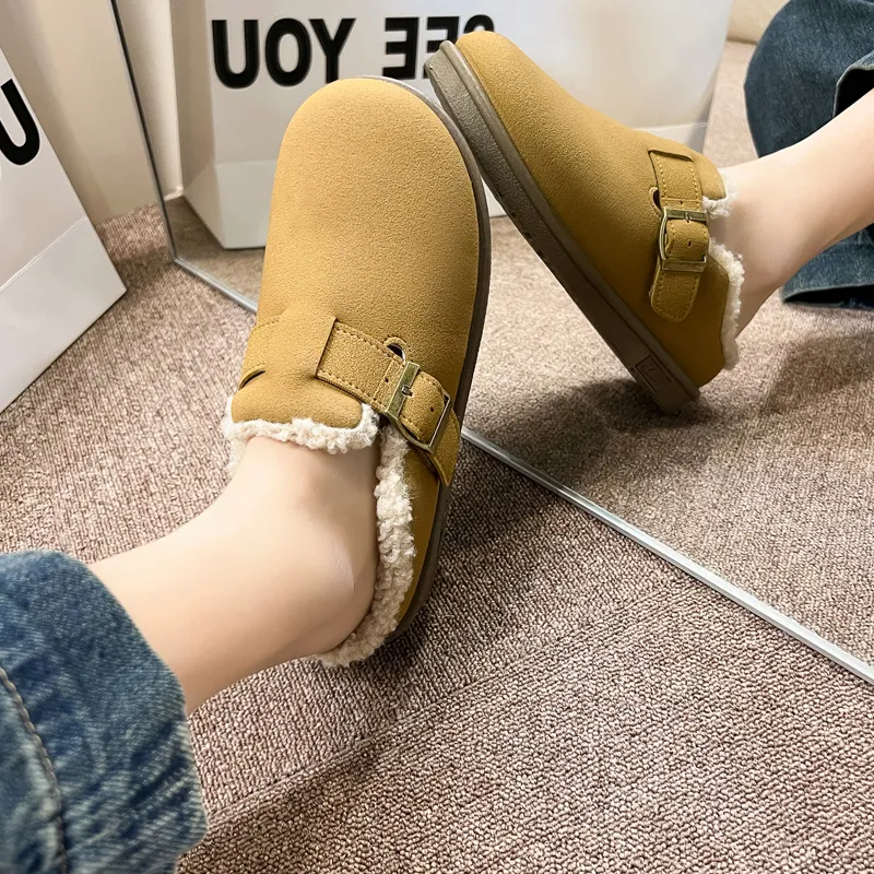 Warrior Warrior Lightweight Warm Low-Top Casual Shoes Women's Camel-8