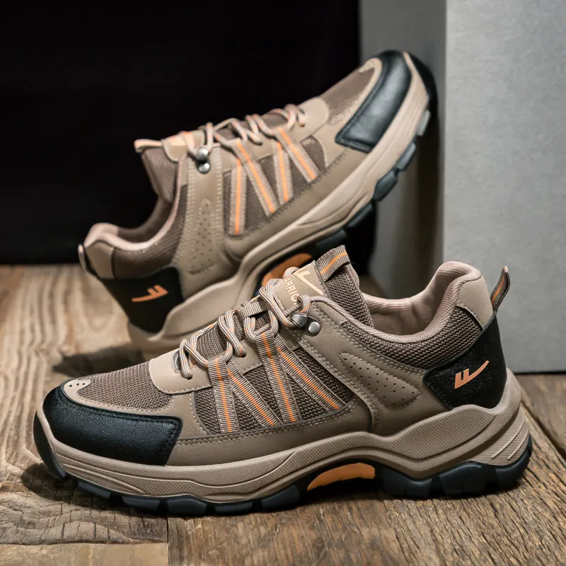 Warrior Lightweight Low Top Casual Shoes Men's Brown-8