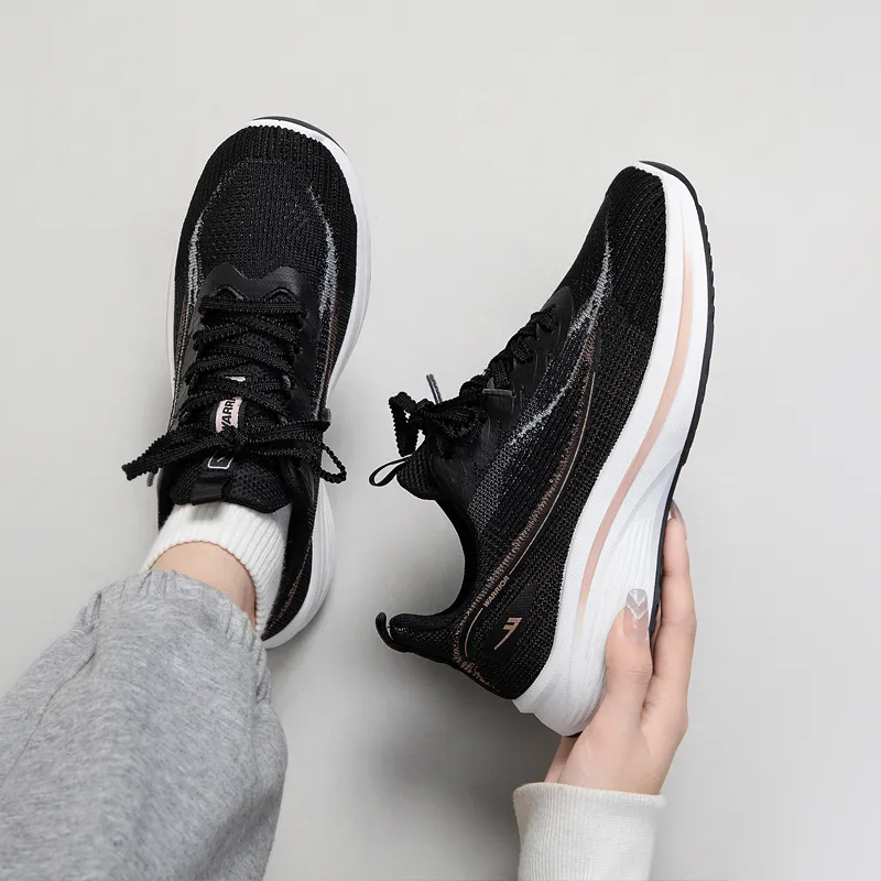 Warrior Wear resistant And Lightweight Low Top Casual Shoes Women's Black-8