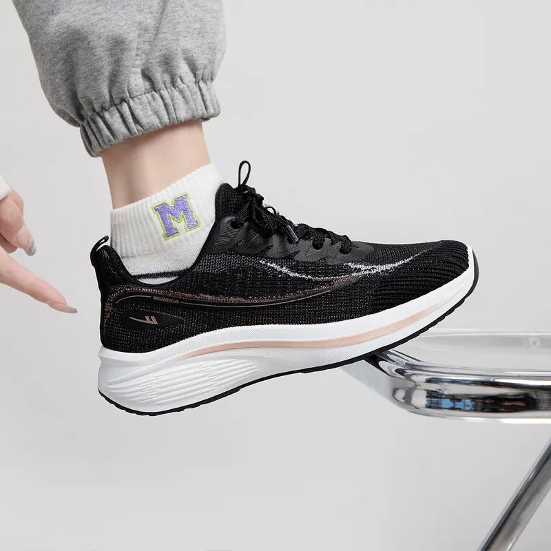 Warrior Wear resistant And Lightweight Low Top Casual Shoes Women's Black-5