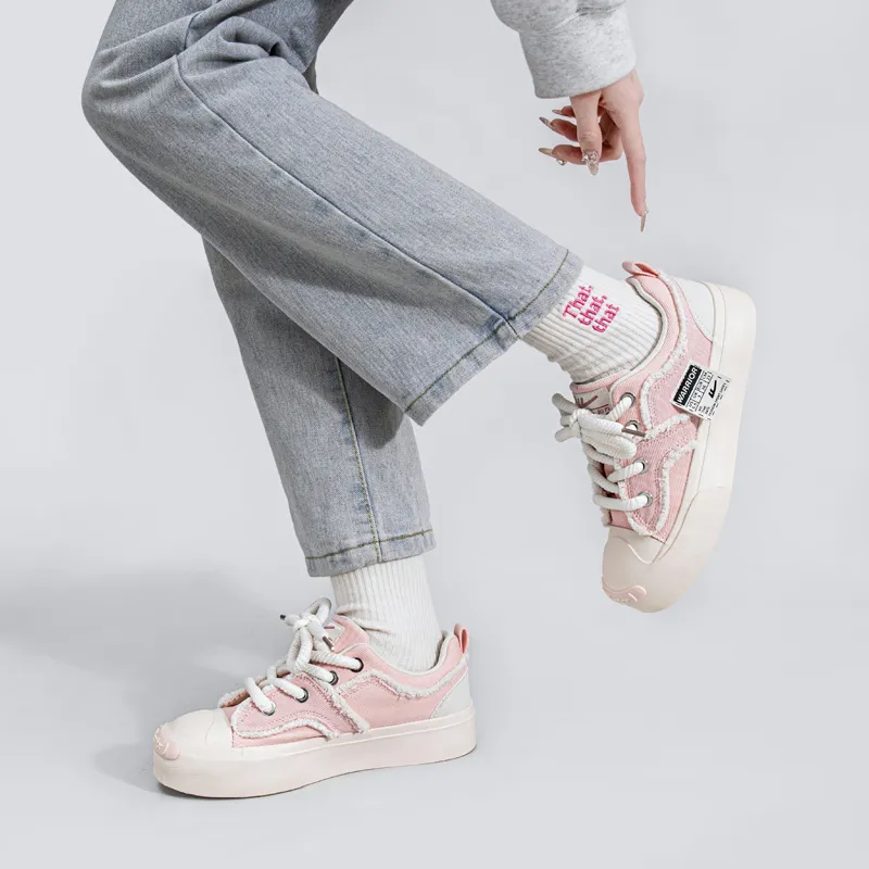 Warrior Durable Lightweight And Breathable Low Top Canvas Shoes Women's Pink-9