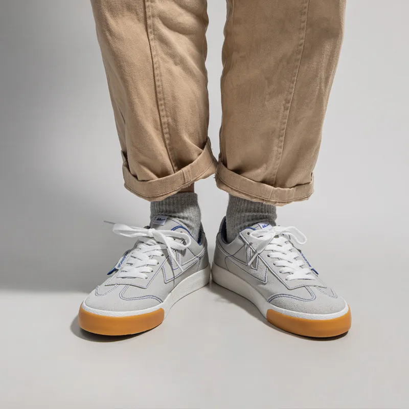 Warrior Ulzzang Canvas Shoes Unisex Gray Blue-11