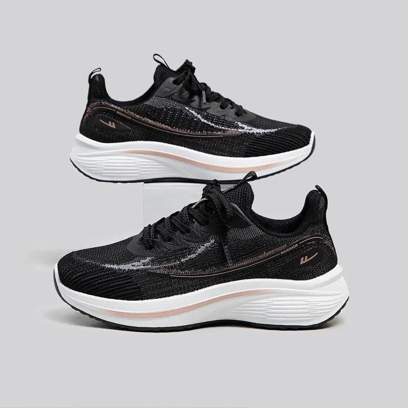 Warrior Wear resistant And Lightweight Low Top Casual Shoes Women's Black-10