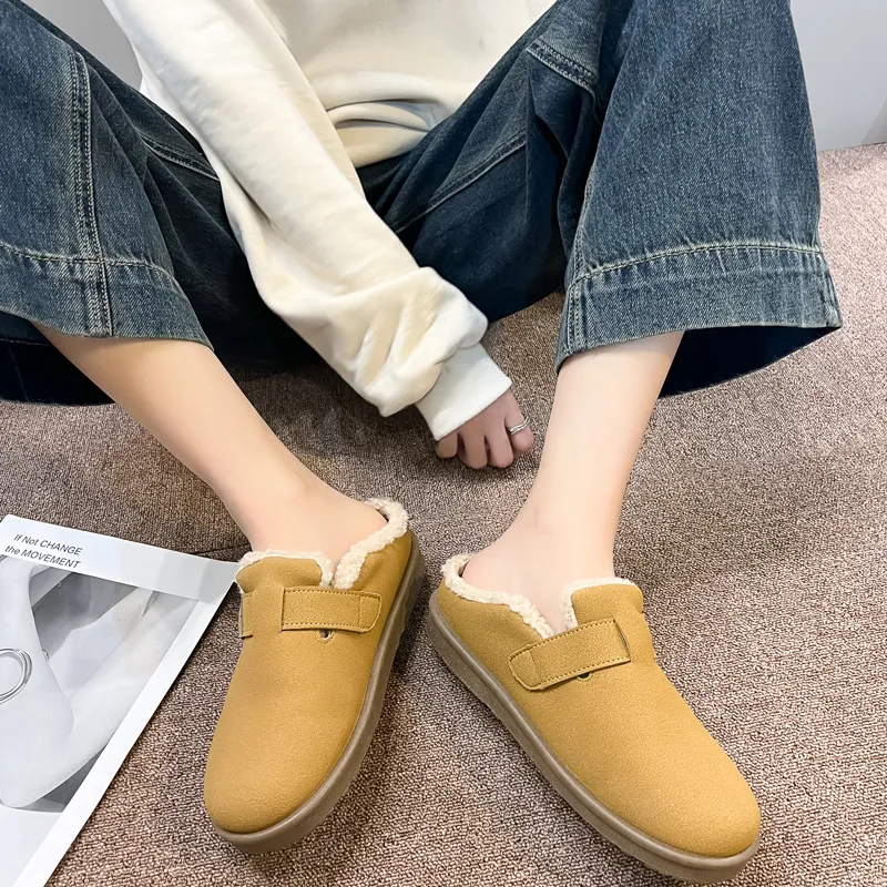Warrior Warrior Lightweight Warm Low-Top Casual Shoes Women's Camel-11
