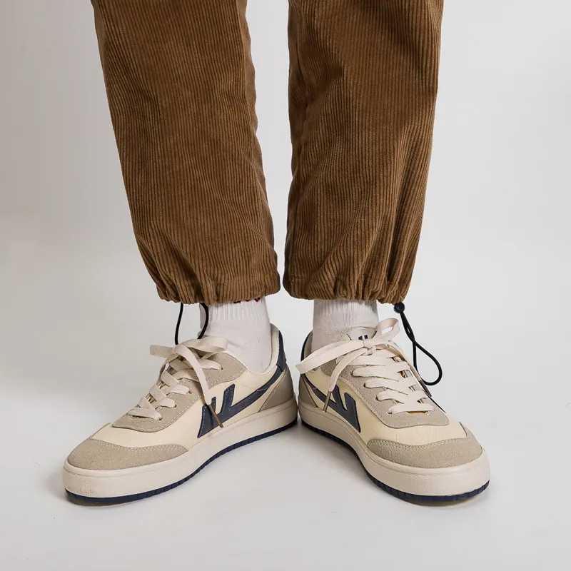 Warrior Ulzzang Trendy Versatile Low Top Skateboard Shoes Unisex Beige Gray Blue-7