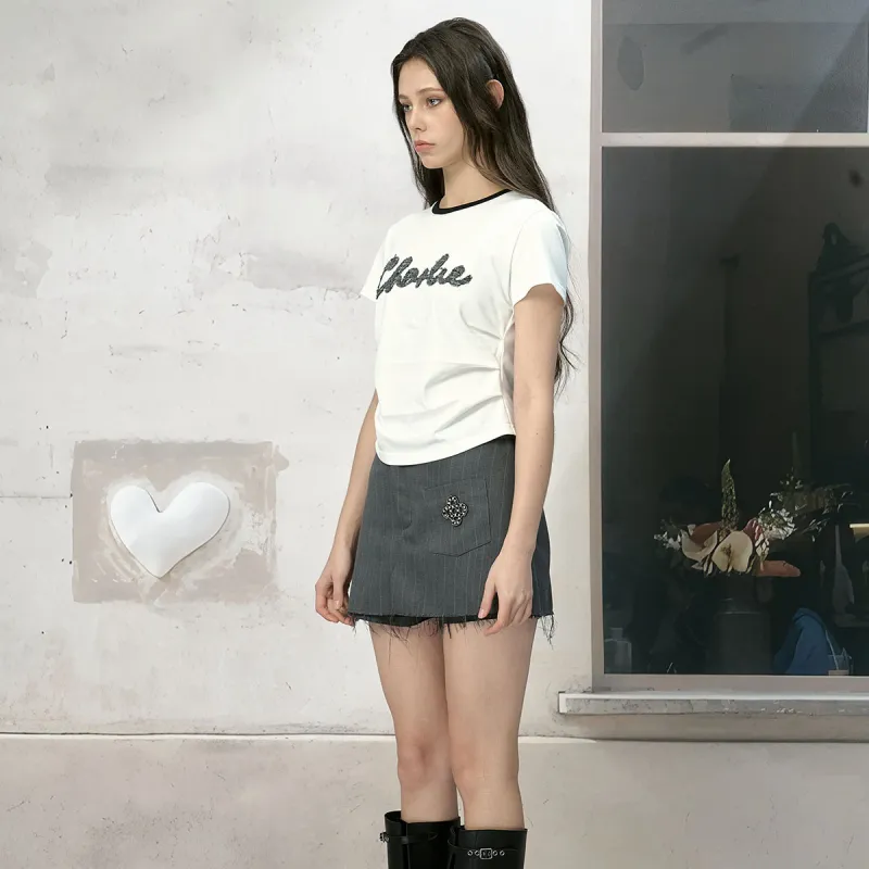 Charlie Luciano T Shirt Women's White Box+Socks-4