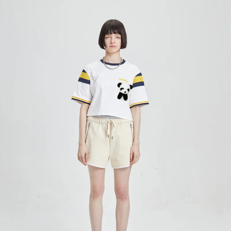 Charlie Luciano Shorts Unisex Ecru-3