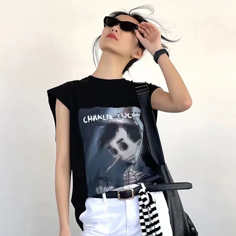 Charlie Luciano T Shirt Unisex Dark Gray-9