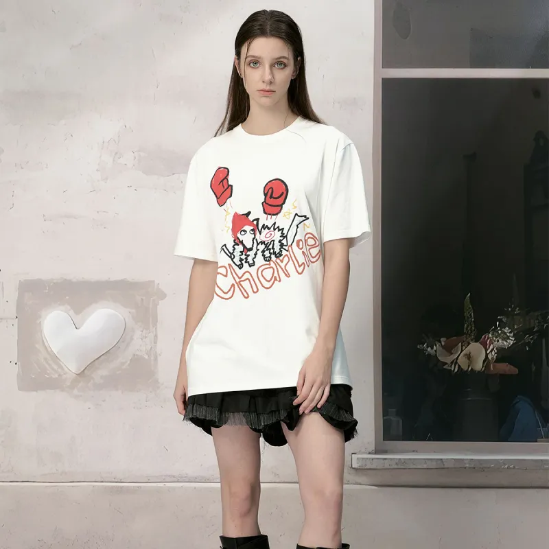 Charlie Luciano T Shirts Unisex White Box+Socks-5