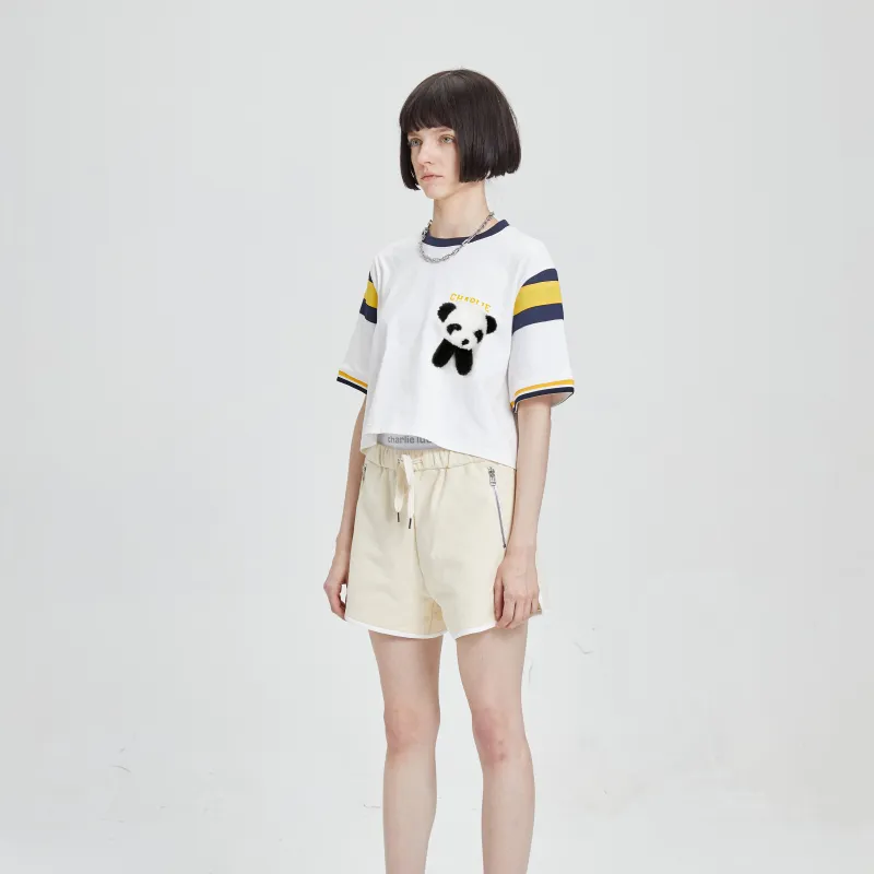 Charlie Luciano Shorts Unisex Ecru-6