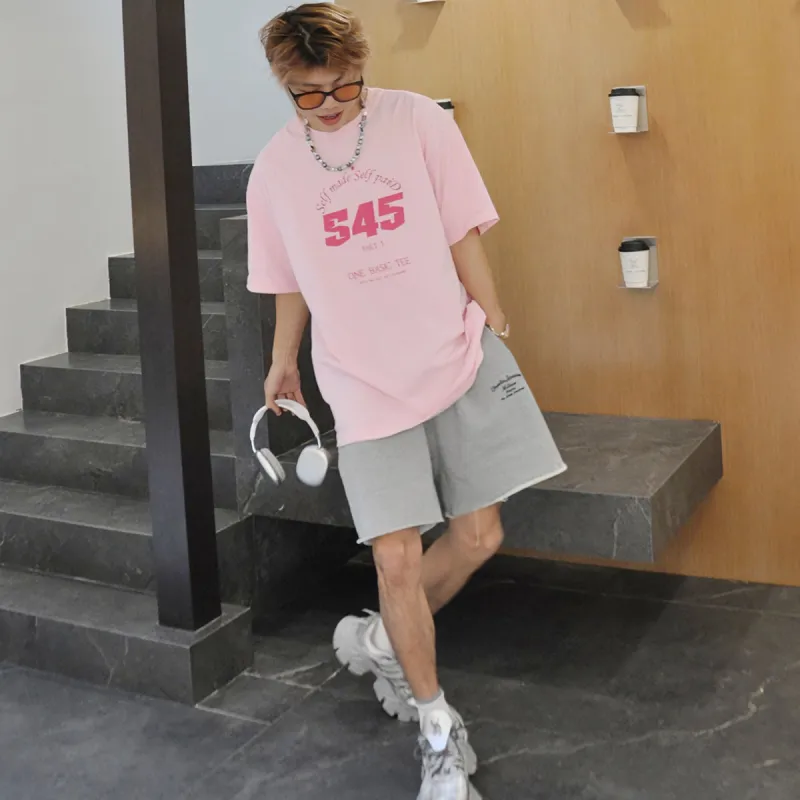 Charlie Luciano Casual Shorts Unisex Gray-3