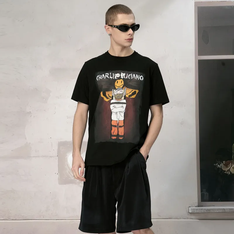 Charlie Luciano T Shirt Unisex Black-5