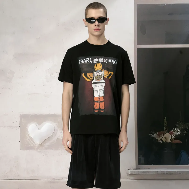 Charlie Luciano T Shirt Unisex Black-4