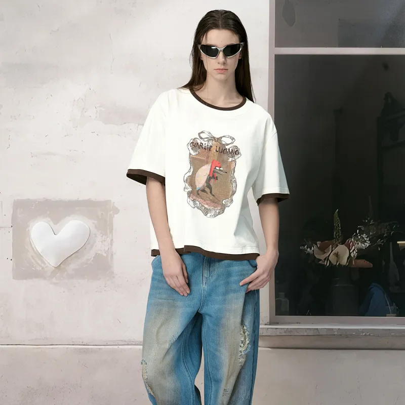 Charlie Luciano T Shirt Unisex White-2
