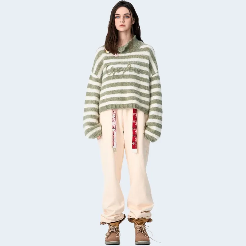 Charlie Luciano Casual Pants Unisex Ecru-7