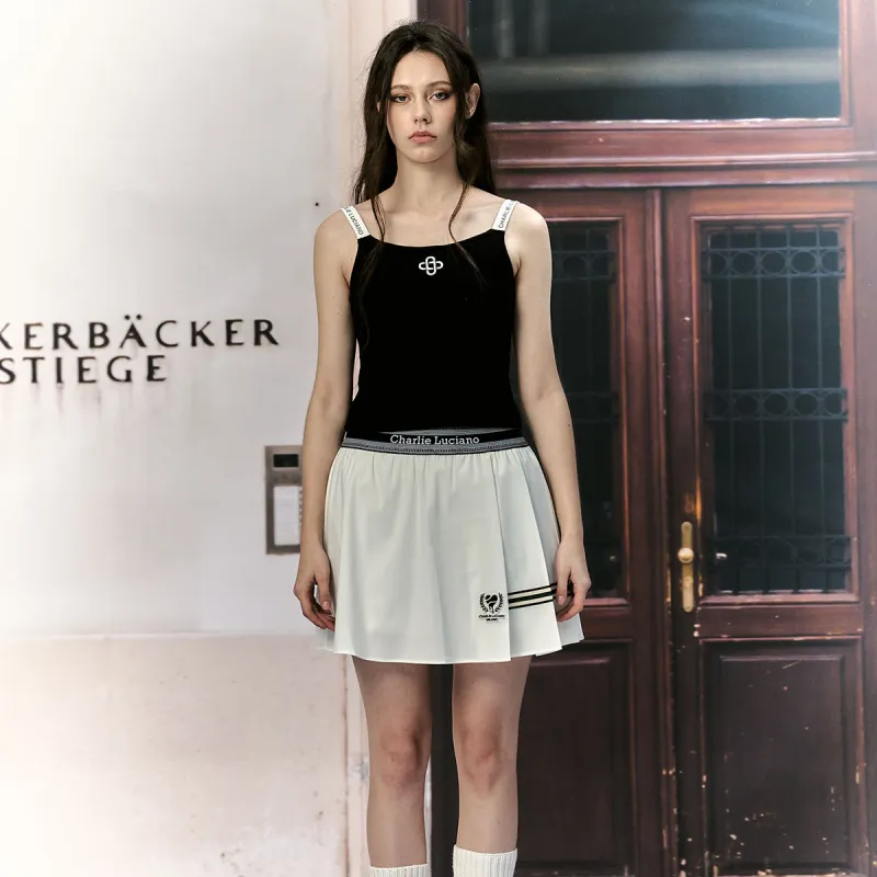 Charlie Luciano Casual Short Skirts Women's White-5