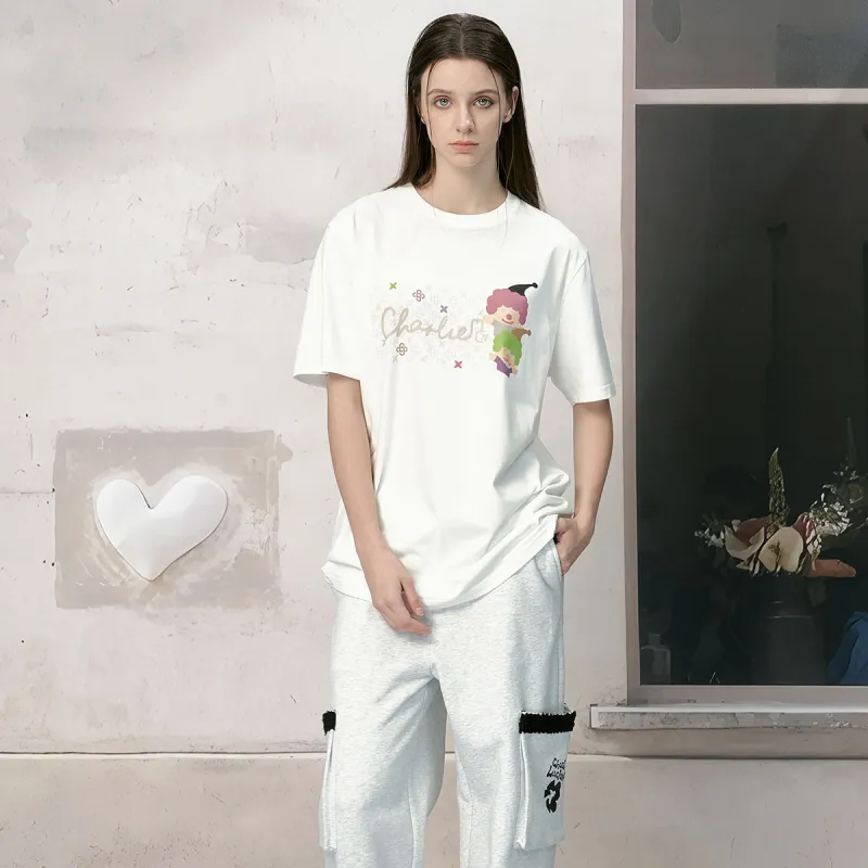 Charlie Luciano T Shirts Unisex White Box+Socks-3