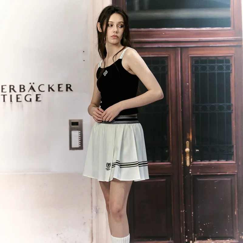 Charlie Luciano Casual Short Skirts Women's White-3