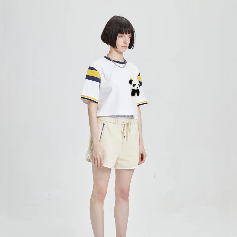 Charlie Luciano Shorts Unisex Ecru-4