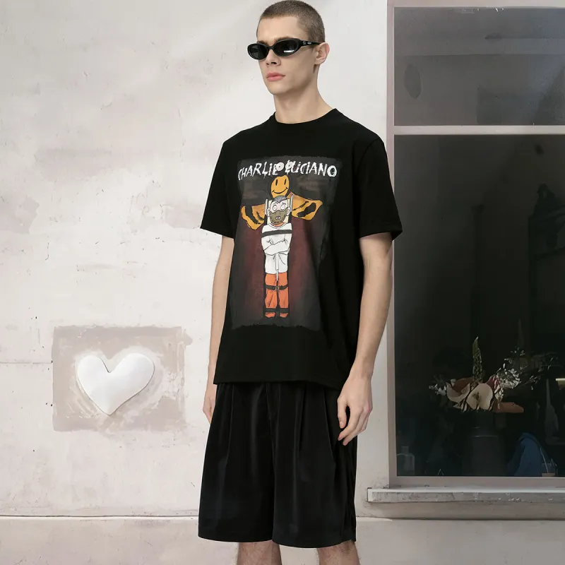 Charlie Luciano T Shirt Unisex Black-3