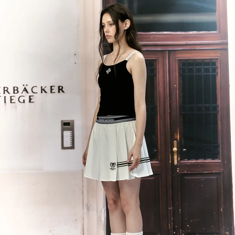 Charlie Luciano Casual Short Skirts Women's White-4