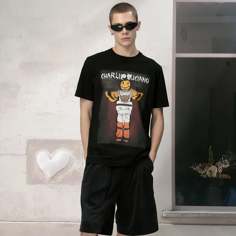 Charlie Luciano T Shirt Unisex Black-2
