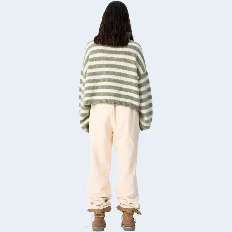 Charlie Luciano Casual Pants Unisex Ecru-5
