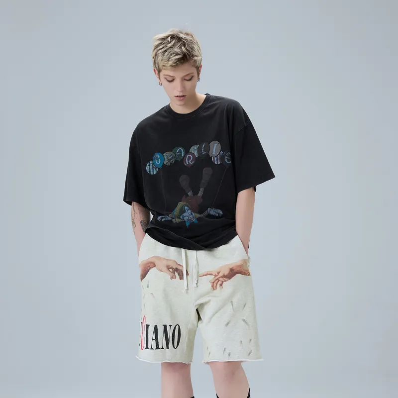 Charlie Luciano Casual Shorts Unisex-13