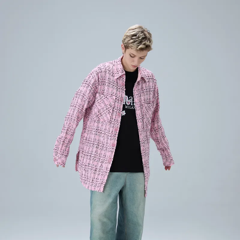 Charlie Luciano Shirt Fall Unisex Pink-6