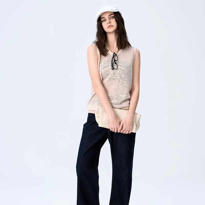 Charlie Luciano Tank Top Women's Khaki Box+Socks-3
