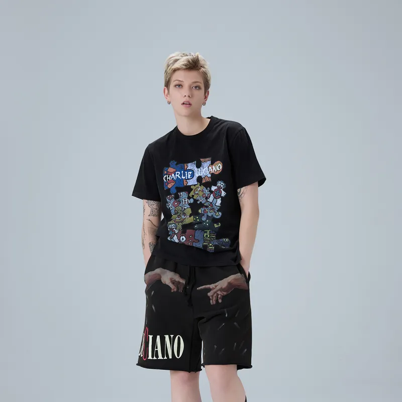 Charlie Luciano Casual Shorts Unisex-6