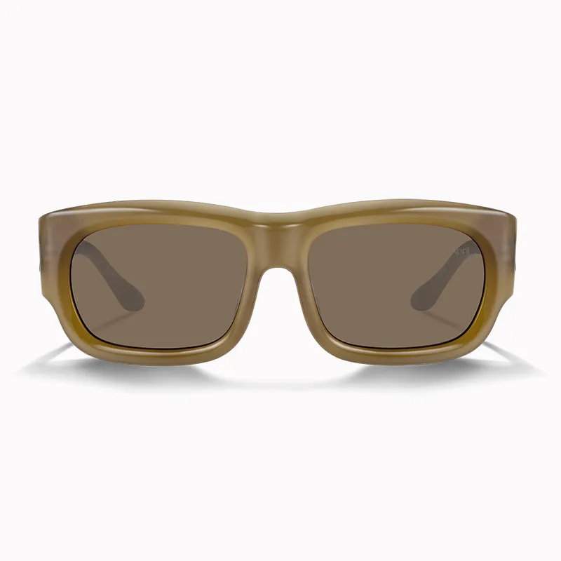 APRIL Plate Frame Square Sunglasses Unisex-10