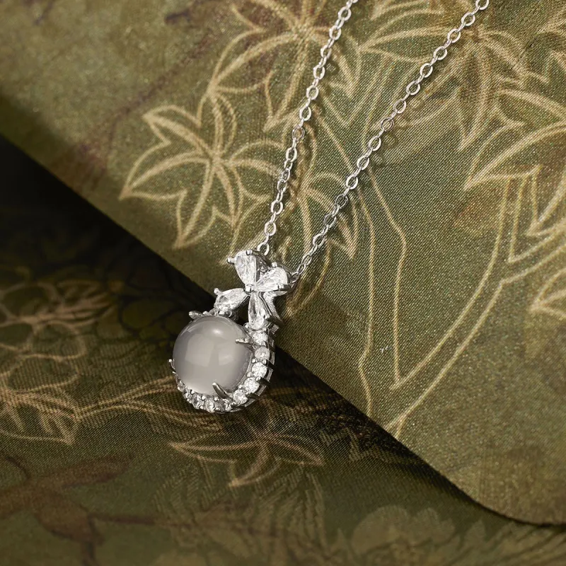 KEYS VIA S925 Silver Necklaces Women's-3
