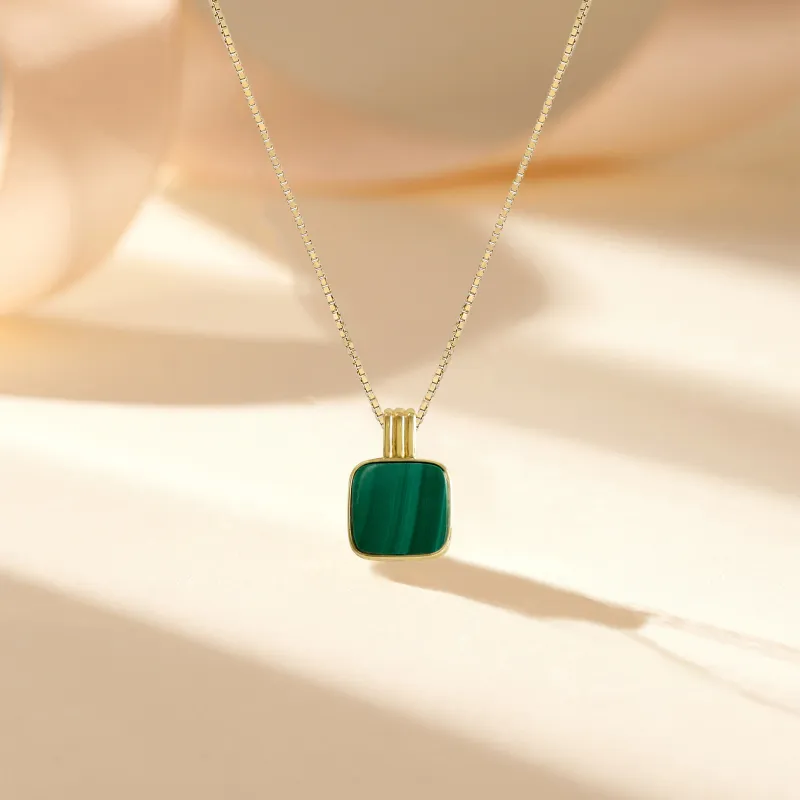KEYS VIA Malachite Necklaces Women's-1