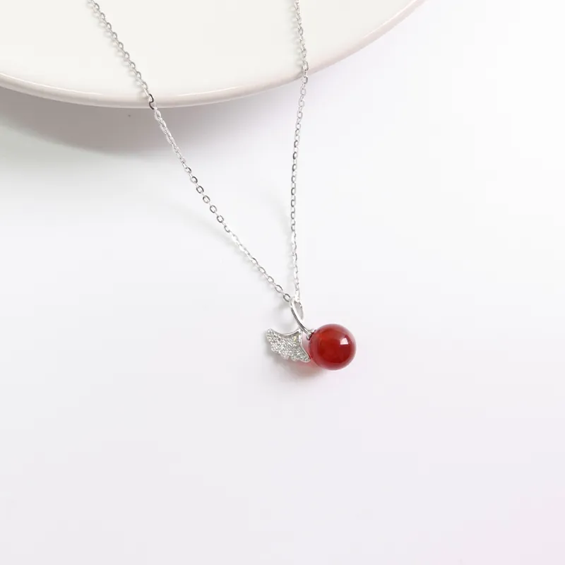 KEYS VIA Agate Jade Necklaces Women's-2