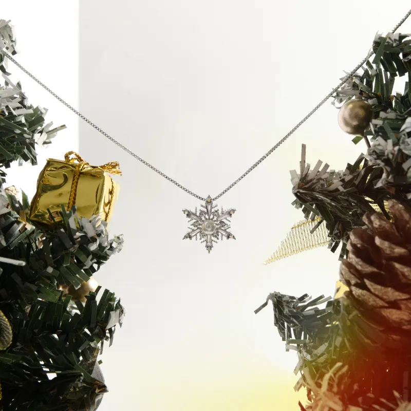 KEYS VIA Copper Alloy Synthetic Cubic Zirconia Faux Pearl Rhinestone Necklaces Women's-4