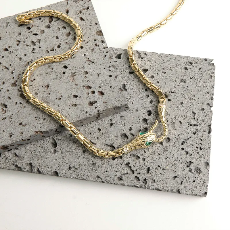 DREAM PARTY Copper Alloy Synthetic Cubic Zirconia Necklaces Unisex-6