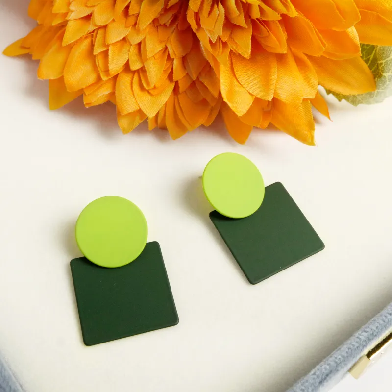 KEYS VIA Copper Alloy S925 Sterling Silver Stud Earrings Women's-3